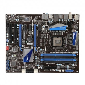 MSI P67A-GD65  Socket 1155,  iP67, 4*DDR3, 2*PCI-E, SATA+RAID, SATA 6Gb/s, eSATA, ALC892 8ch, GLAN, 2*1394, 4*USB3.0, ATX