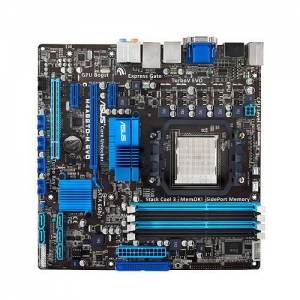 ASUS M4A88TD-M EVO/USB3 Socket AM3, AMD 880G, 4*DDR3, SVGA + PCI-E, SATA 6.0 Gb/s +RAID, eSATA, ALC 892 8ch, GLAN, 2*1394, 2*USB3.0, mATX