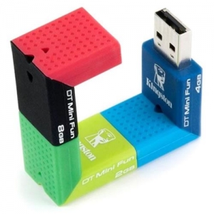 2Gb Kingston (DTMFG2/2GB) Mini Fun Green Retail