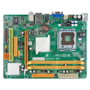 Biostar G31D-M7 Socket 775, iG31,2*DDR2,SVGA+PCI-E,ATA,SATA,ALC662 6ch,LAN,mATX