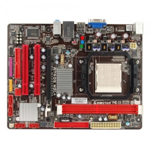 Biostar A740G M2L+ Socket AM2+, AMD 740, 4*DDR2, SVGA+PCI-E, ATA, SATA+RAID, 6ch, LAN, mATX
